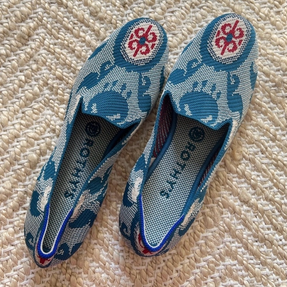 Rothy's Moroccan Teal Loafers - Picture 4 of 7